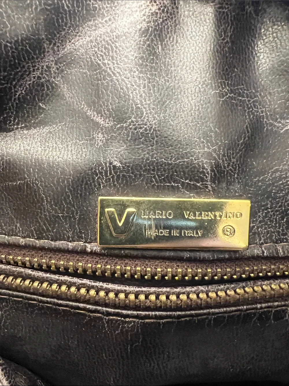 Valentino Brown Monogram Signature Satchel - Picture 7 of 11